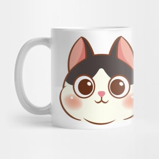 Cartoon cute cat face Mug